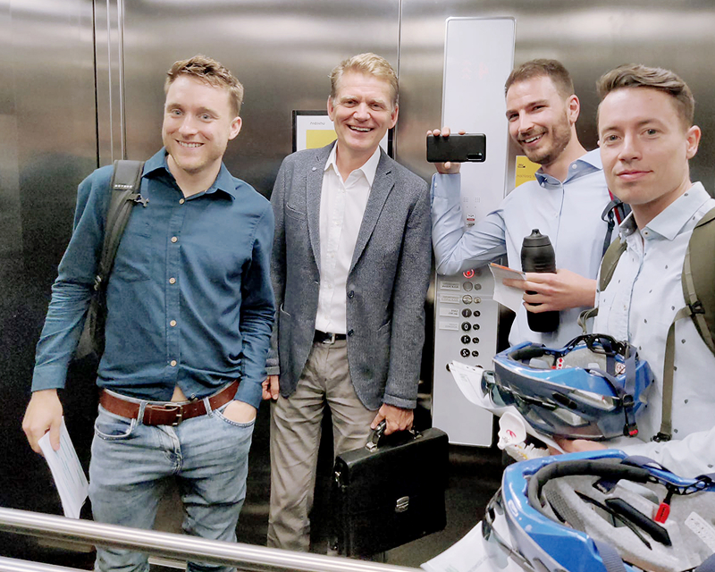 Das DORSI-Team beim Spin Off Lab der Universität Graz